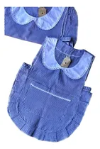 Comprar Poncho Pechera Jardin Niños Pintorcito Colegio Escuela Azul