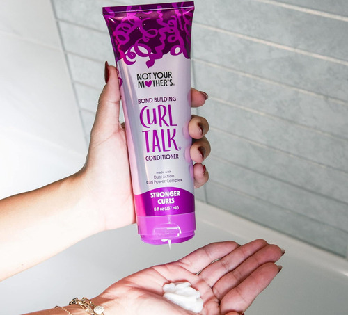 Paquete Shampoo Y Acondiconador Not Your Mothers Curl Talk