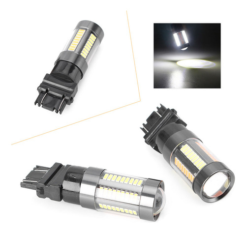 Bombillas Led T25 3157 66smd 4014 Con Señal De Giro