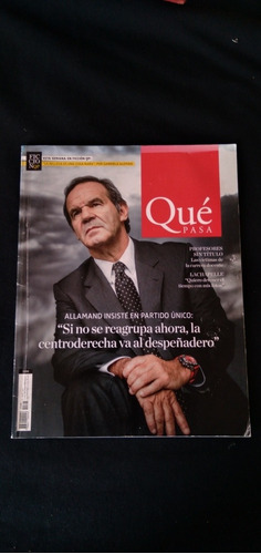 Revista Qué Pasa N° 2308 3 De Julio Del 2015. L