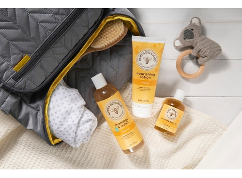 Imagen 5 de 5 de Shampoo Y Jabón Líquido Burt's Bees Original Baby Bee 235 Ml
