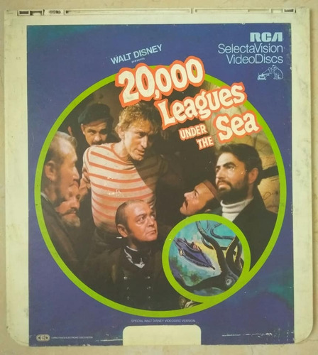 Video Disc 20,000 Leguas De Viaje Submarino Disney Rca