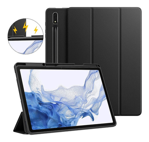 Case Moko Para Galaxy Tab S8 Plus X800 X806 Con Portalápiz