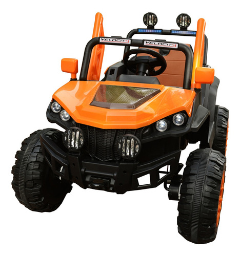 Imagem 3 de 4 de Quadriciclo Infantil Elétrico 12v Utv Laranja 2 Assentos
