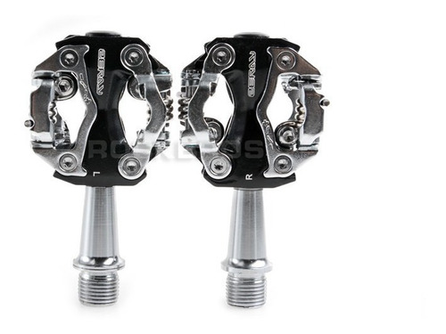 Imagem 5 de 9 de Pedal Clip Mtb Zeray Bike Bicicleta Zp-108sbk Padrão Xtr