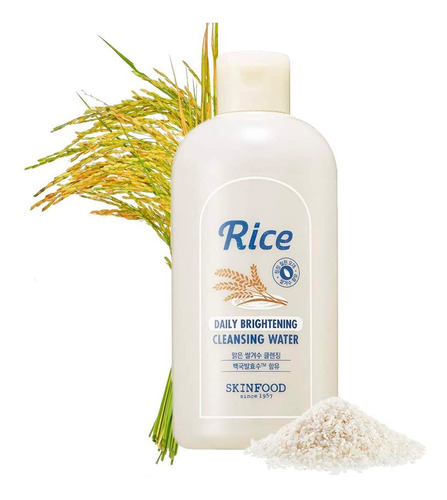 Imagen 1 de 4 de Skinfood Agua Limpiadora Coreana Arroz Aclara Piel Suave