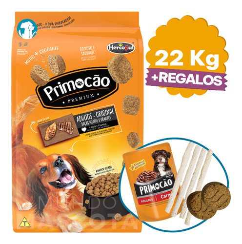 Comida Perro Adulto Primocao Premium 20 Kg + Regalo + Envío
