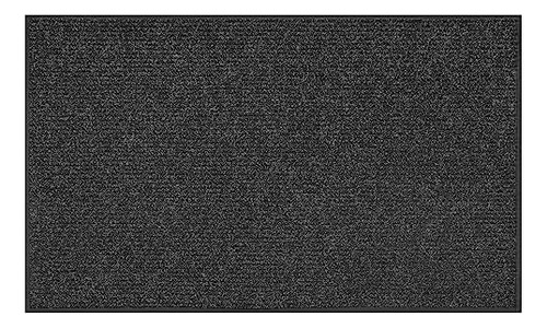 Enviroback Apache Rib Doormat, 18  X 27 , Onyx