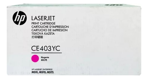 Toner Hp 507a (ce403yc) Magenta, Caja Blanca