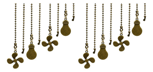 .. Juego De 8 Cadenas De Tracción For Ventilador De Techo,
