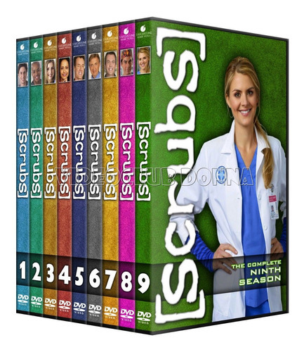 Scrubs Temporada 1 2 3 4 5 6 7 8 9 Dvd Serie Completa 