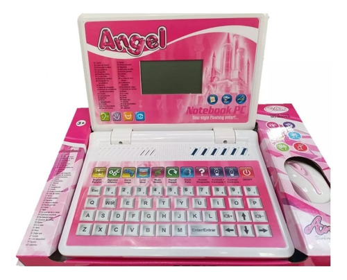 Computador De Juguete Didactico Y Educativo Para Niña Rosa