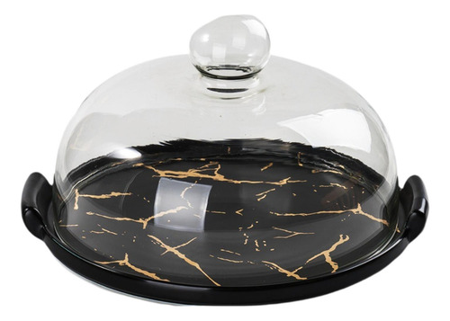 Soporte Para Tartas Con Cúpula De Cristal Transparente Para