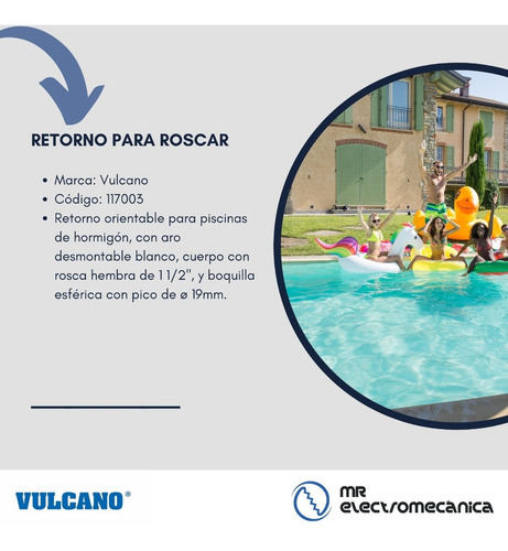 Imagen 5 de 10 de Retorno Vulcano Pileta Hormigón Original!