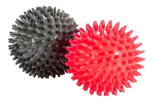 Pelotas De Masajes Macizas Con Pinches Estimulacion 9 Y 7 Cm