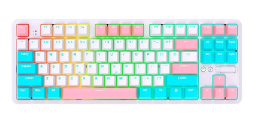 Imagen 3 de 5 de Teclado Mecánico Rgb Inalámbrico Hotswap Red Switch - Ajazz