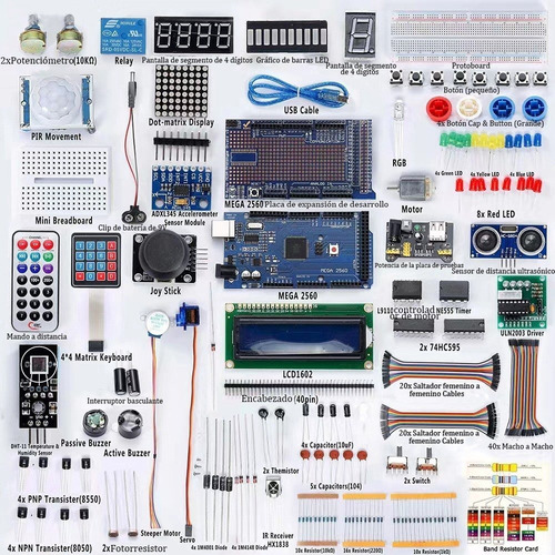 Kit De Principiante Para Mcu Mega 2560