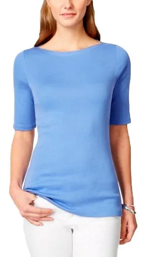 Blusa cuello de barco hotsell