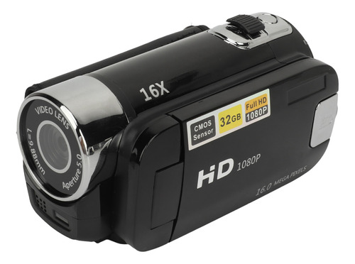 Videocámara Hd D90, 1080p, 16 Mp, Cámara Digital De 2,4 PuLG