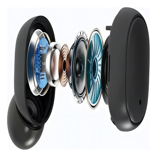 Fone De Ouvido Redmi Bluetooth Airdots 2 Preto Preto