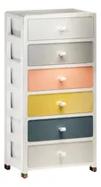 Comprar Cajonera Tipo Multiusos Almacenadora 6 Niveles Colores Vibrantes Cajonera De Plastico Cajonera Plastico Cajonera Cajonera Para Ropa Cajoneras De Plastico Cajoneras Plastico Cajonera De Plastico Grande