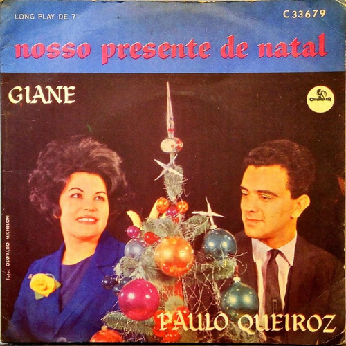 Giane E Paulo Queiroz Compacto 1965 Nosso Presente De Natal