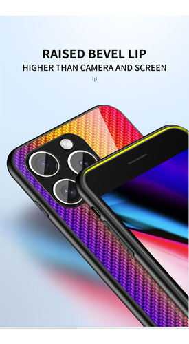 Funda De Vidrio Templado Para La Serie Motorola G7, Cómoda, A Prueba De Arañazos, De Fibra De Carbono, Anticaída
