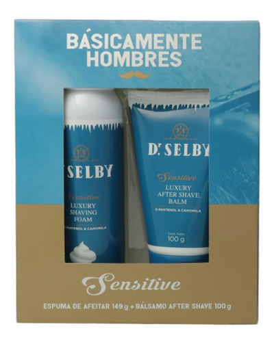 Set Para Afeitar Dr Selby Sensitive Espuma + Balsamo