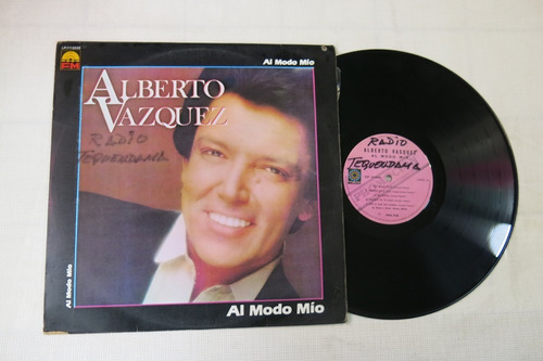 Vinyl Vinilo Lp Acetato Albero Vazquez Al Modo Mio Rancheras