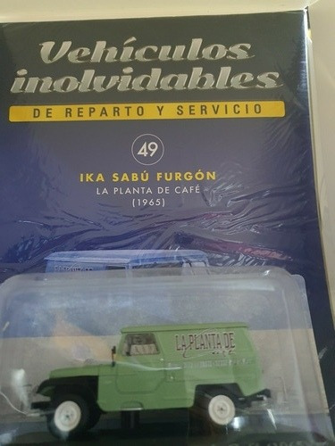 Ika Jeep Sabu Furgon La Planta Cafe Inolvidable Reparto 1:43