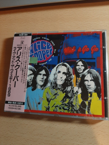 Alice Cooper - Live At Whisky A-go-go 1969 / Japones /  Cd