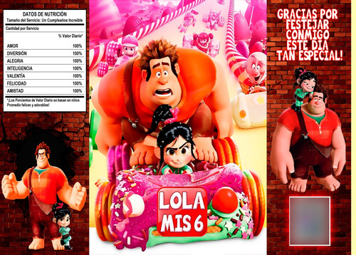 Bolsitas Chip Bag Ralph El Demoledor X 10 Envió Gratis