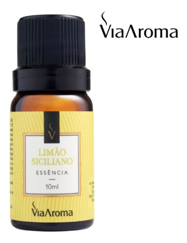 Imagem 1 de 1 de Essência Aromática Limão Siciliano 10 Ml Via Aroma Difusor