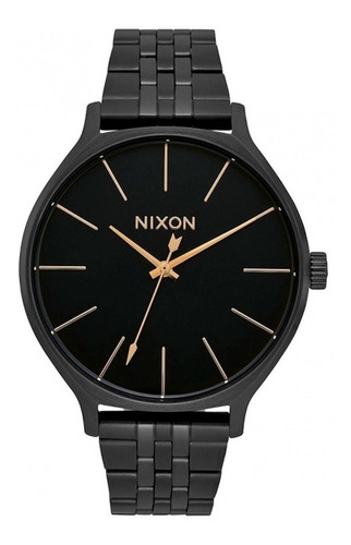 Reloj Nixon Hombre Negro Re Run Lth A944001