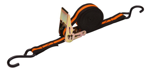 Suncho Atacarga Con Crique 5mts 130kg Reforzado Harden Color Naranja/negro