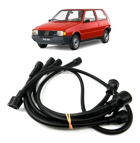 comprar Jogo De Cabo Velas Fiat Uno 1050 1300 De 1976 A 1989