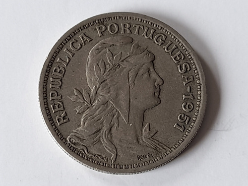 Moneda Portuguesa 50 Centavos 1951 (x371.