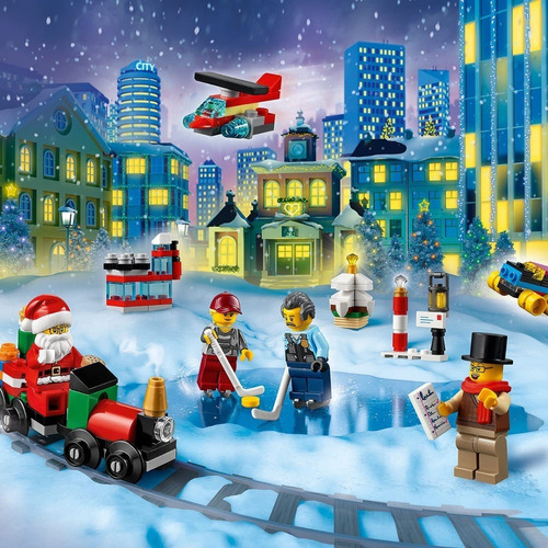 2021 Calendario De Adviento Lego City 349 Piezas 