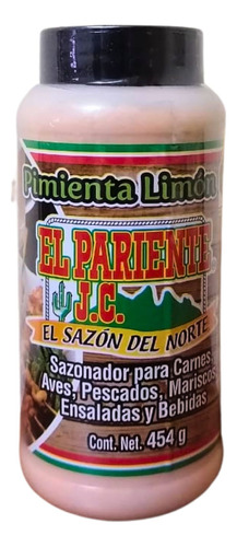 Sazonador Pimienta Limón En Polvo El Pariente 454g.