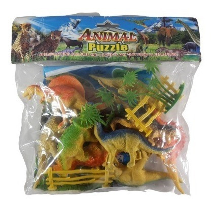 Imagen 2 de 3 de Set De Dinosaurio Y Accesorios, Animales