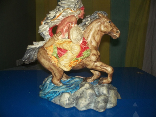 Figura Indio Nativo Americano Caballo #30 Loligo