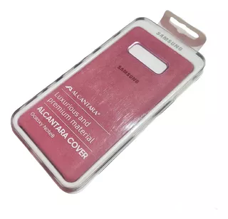 Funda Protector Samsung Galaxy Note8 Alcantara Cover Rosa