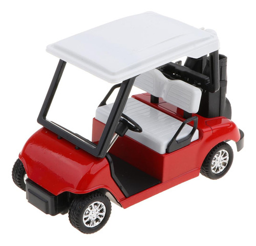 Mini Carrito De Golf De Aleación Extraíble A Escala 1:20