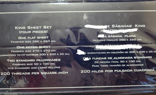 Solo Sabana Ajustable Cannon King 100% ALG. 200 Hilo 1.80x2