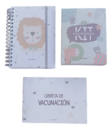 Cuaderno Pediátrico, Libreta De Vacunacion  Kit Crecimiento