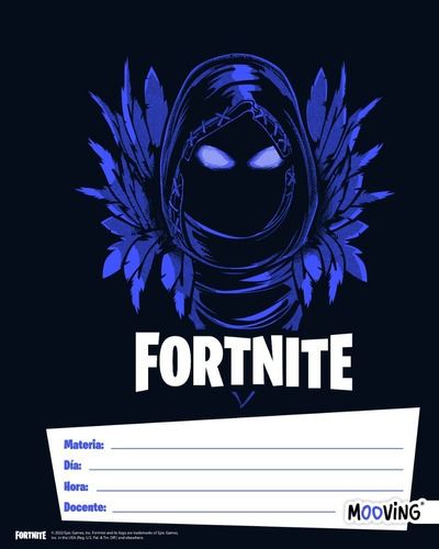 Separador De Materia Escolar Mooving 6 Hojas Fortnite