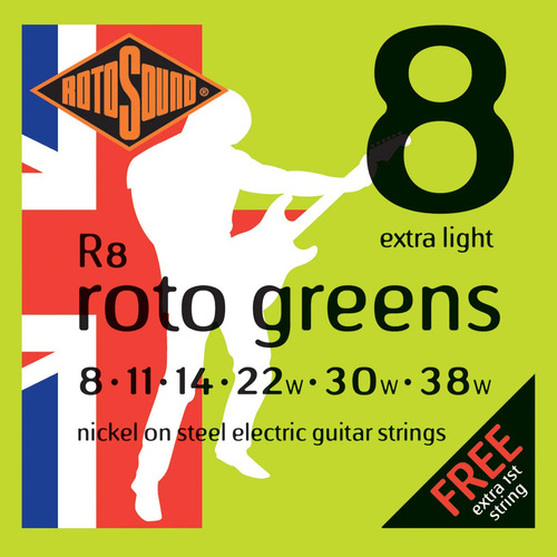 Rotosound Roto Verd Cuerda Para Guitarra Electrica