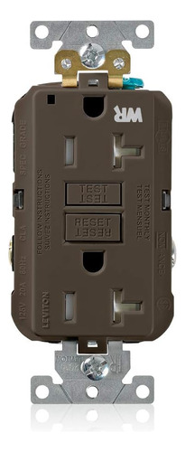 Leviton G5362-wt 20a-125v Receptaculo Gfci De Doble Prueba 