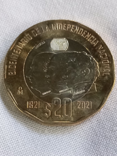 Moneda Conmemorativa Al Bicentenario De La Independencia 