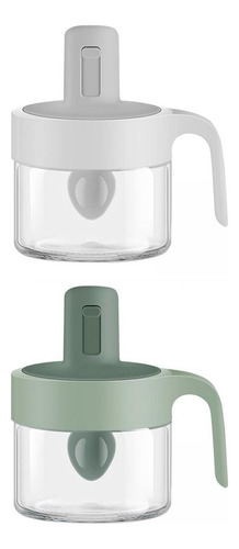 Recipiente De Lata Para Condimentos De Cocina De 2 Piezas